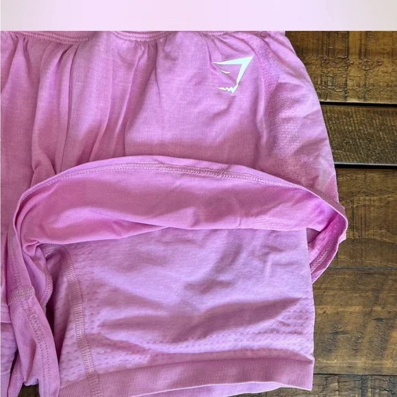 Gymshark Women's Athletic Shorts in Light Pink - Picture 3 of 3